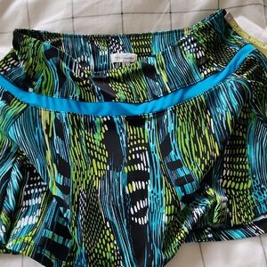 Multicolor Tennis Skirt. Great for tennis or pickleball.